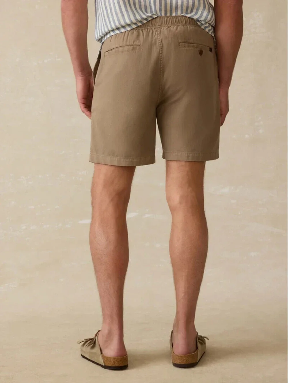 Faherty Mens Essential Drawstring Shorts Elastic Waist 6.5 ” Inseam Size XXL NWT
